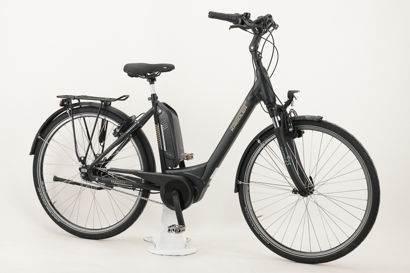 Kreidler Vitality Eco 3 7RBN City E-Bike 7-Gang Rücktrittbremsnabe, 50Nm, 400Wh, HS11 Ah;11,0 Ah Damenfahrrad 7 Gang Nabenschaltung mit Rücktritt anthrazit matt Bosch