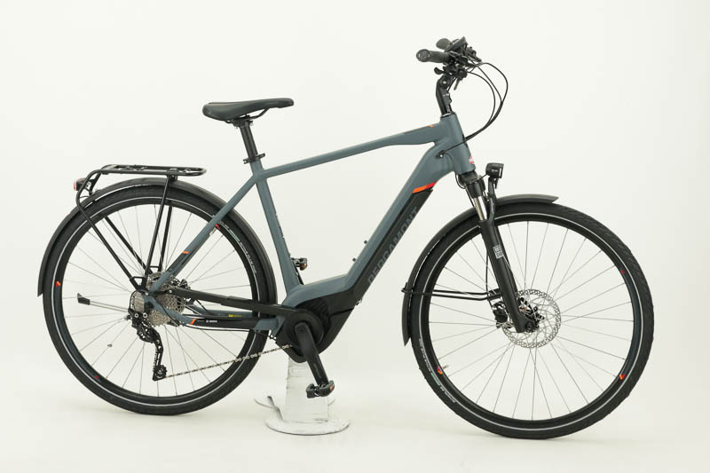 Bergamont E-Horizon Edition Gent E-Trekking Bike 28" 10-Kette Ah Herrenfahrrad 10 Gang Kettenschaltung grau matt Bosch