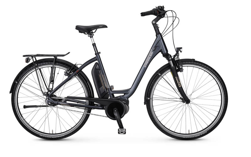 Kreidler Vitality Eco 3 Comfort City- Pedelec  7-Gang RBN Magura 400W Ah;11,0 Ah Damenfahrrad 7 Gang Nabenschaltung mit Rücktritt anthrazit matt Bosch