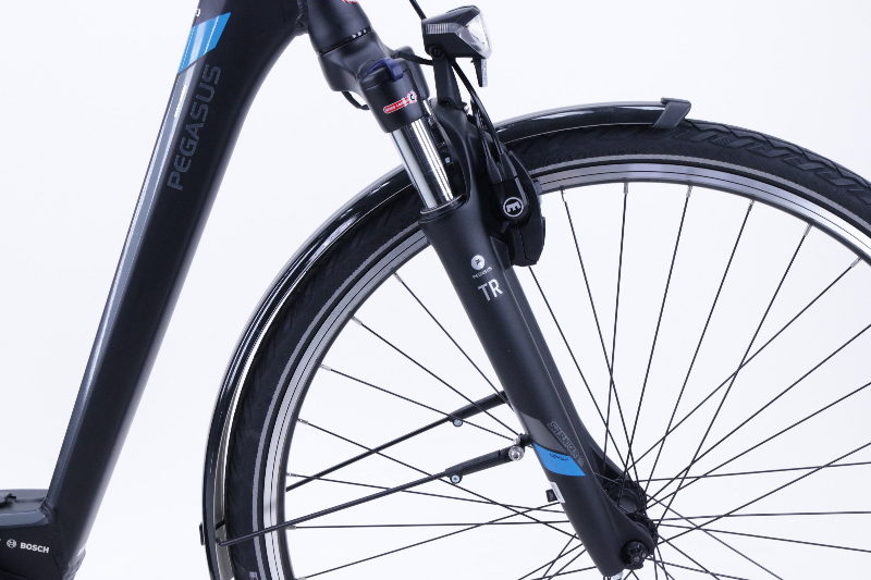 Pegasus Premium E9C Ah Damenfahrrad 9 Gang Kettenschaltung schwarz matt Bosch