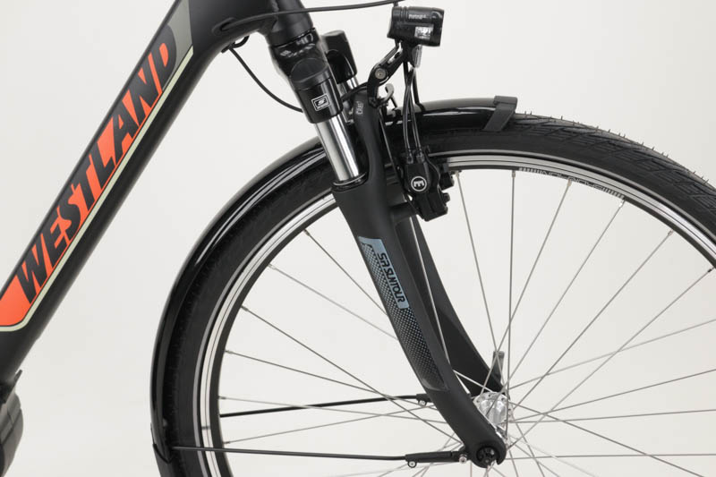 Westland Basic E7N City-/Trekking E-Bike 7-Gang Nexus Rückttittbremsnabe, 300Wh, Bosch 8,2 Ah Damenfahrrad 7 Gang Nabenschaltung schwarz matt Bosch Westland Basic E7N City-/Trekking E-Bike 7-Gang Nexus Rückttittbremsnabe, 300Wh, Bosch 8,2 Ah Damenfahrrad 7 Gang Nabenschaltung schwarz matt Bosch