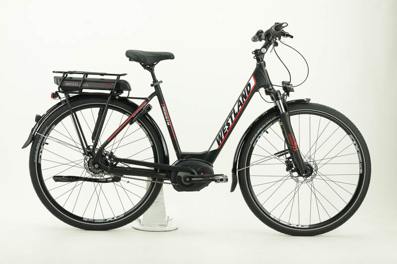 Westland Premium E N8 E-Bike / Pedelec 500 Watt Ah Damenfahrrad 8 Gang Nabenschaltung schwarz matt Bosch