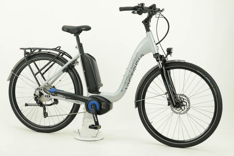 Victoria e-Manufaktur 10.8 XXL E-Bike/Pedelec 500Wh 10 Gang Ah Damenfahrrad 10 Gang Kettenschaltung grau matt Bosch