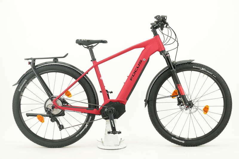 Focus Aventura² 6.8 Pedelec 500Wh 10-Gang Ah Unisexfahrrad 10 Gang Kettenschaltung rot matt Bosch