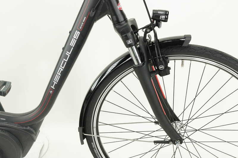 Hercules Roberta R7 Active Plus Pedelec 500Wh Ah Damenfahrrad 7 Gang Nabenschaltung mit Rücktritt schwarz matt Bosch