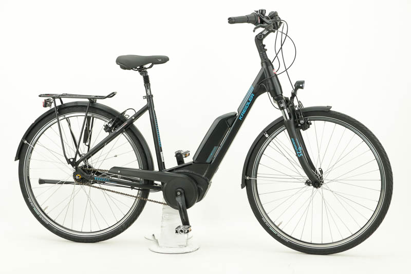 Kreidler Vitality Eco 3 400Wh Pedelec  7-Gang 11,6 Ah Damenfahrrad 7 Gang Nabenschaltung mit Rücktritt schwarz matt Bosch