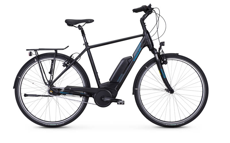 Kreidler Vitality Eco 3 400Wh Pedelec  7-Gang 11,6 Ah Herrenfahrrad 7 Gang Nabenschaltung mit Rücktritt schwarz matt Bosch