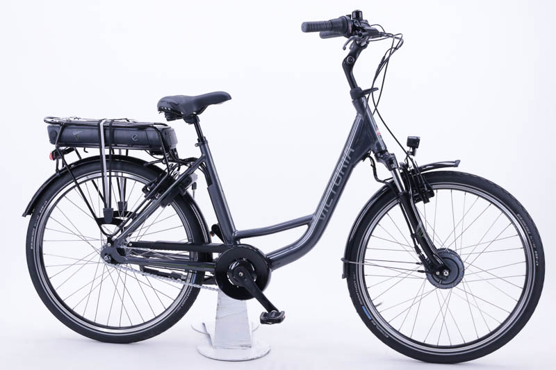 Victoria e-Classic 3.1 E-Bike 396Wh 11 Ah Damenfahrrad 7 Gang Nabenschaltung dunkelgrau Tranz X