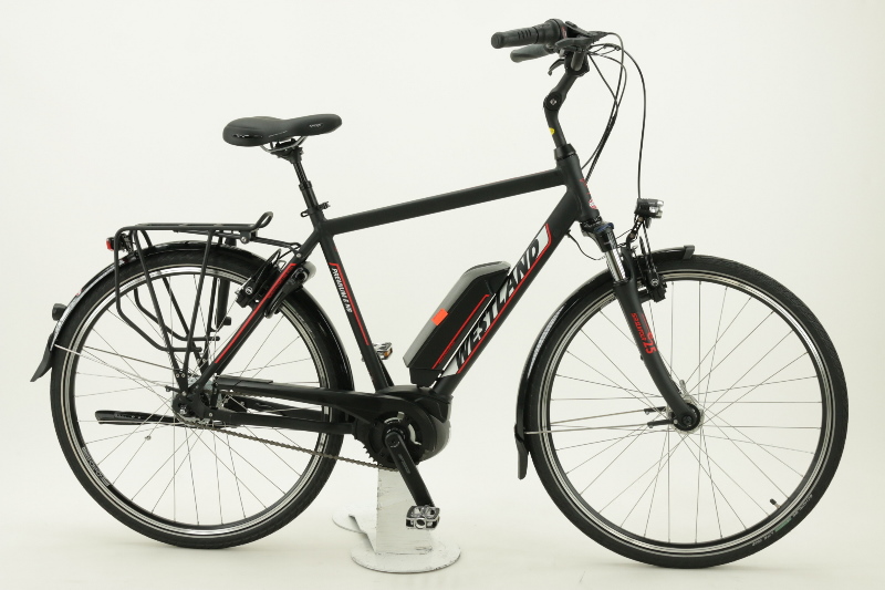 Westland Premium E N8 E-Bike / Pedelec 500W Ah Herrenfahrrad 8 Gang Nabenschaltung schwarz matt Bosch