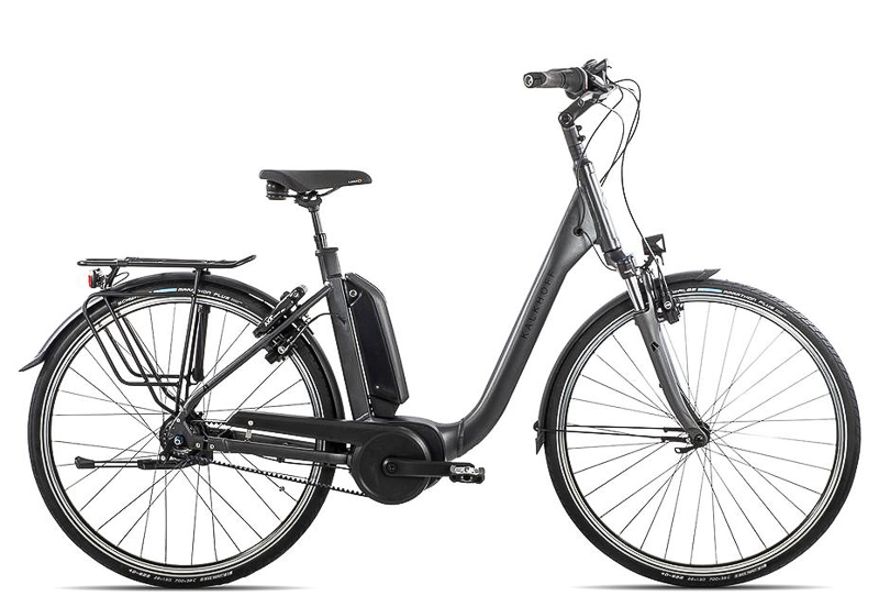 Kalkhoff Agattu 3.B Excite 26" Unisex City Pedelec 8-Gang Nabe Freilauf 500Wh 13,4 Ah Unisexfahrrad 8 Gang Nabenschaltung mit Freilauf schwarz matt