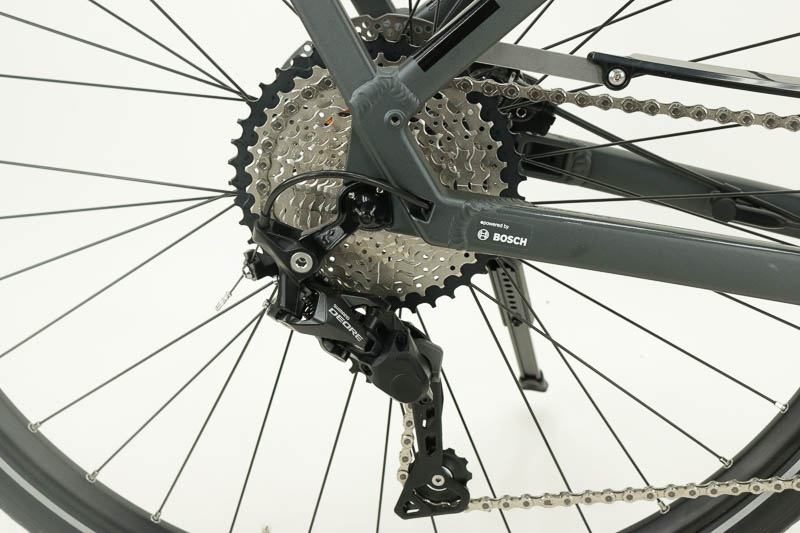 Cube Town Sport Hybrid Pro 400 11 Ah Damenfahrrad 10 Gang Kettenschaltung anthrazit matt Bosch