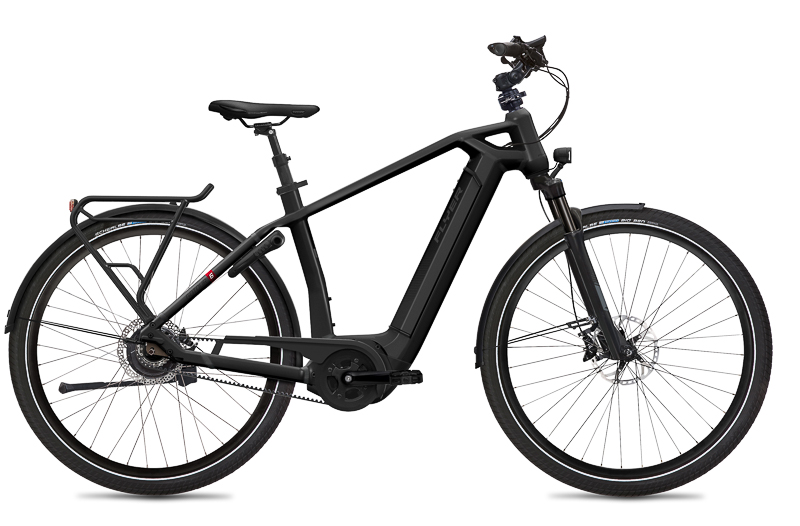 Flyer Gotour6 5.41R Herren Pedelec 28" 5-Gang Nexus RBN, 625Wh Herrenfahrrad 5 Gang schwarz matt