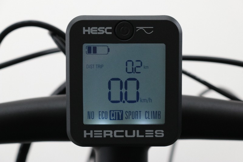 Hercules Alassio 10 E-Bike ( Pedelec) 17,5 Ah Damenfahrrad 10 Gang Kettenschaltung schwarz matt