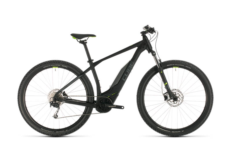 Cube Acid Hybrid One 500 E-MTB Hardtail 9-Gang Kette 500Wh 13,4 Ah Herrenfahrrad 9 Gang Kettenschaltung schwarz matt Bosch