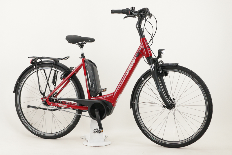 Kreidler Vitality Eco 3 7RBN City E-Bike 7-Gang Rücktrittbremsnabe, 50Nm, 400Wh, HS11 Ah;11,0 Ah Damenfahrrad 7 Gang Nabenschaltung mit Rücktritt rot Bosch