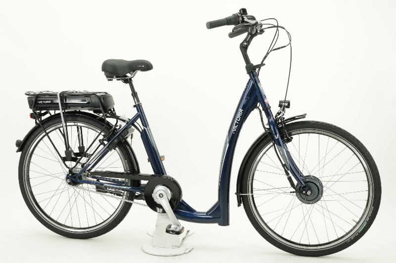 Victoria e-Urban 3.4 E-Bike 11 Ah Damenfahrrad 7 Gang Nabenschaltung blau Tranz X