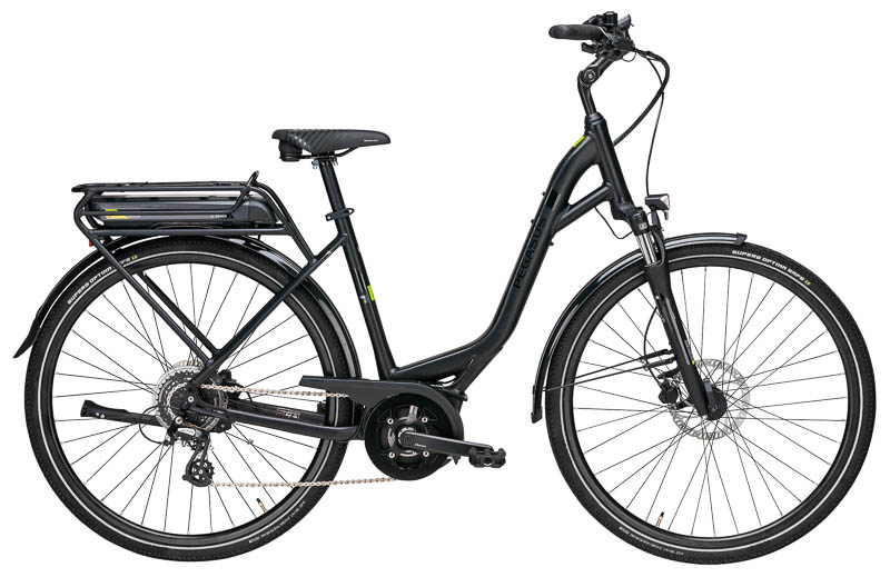 Pegasus Solero E8 Bosch E-Bike / Pedelec 8-Gang Kettenschaltung 11 Ah Damenfahrrad 8 Gang Kettenschaltung schwarz matt Bosch