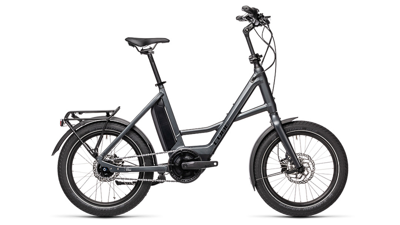 Cube 20" Compact Hybrid Urban Pedelec Nexus 5-Gang FL-Nabe 500Wh 13,4 Ah Unisexfahrrad 5 Gang Nabenschaltung mit Freilauf anthrazit