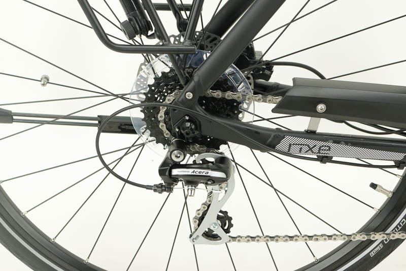 Rixe Montpellier B8 Pedelec 8Gang Kette 11,1 Ah Herrenfahrrad 8 Gang Kettenschaltung schwarz matt Bosch