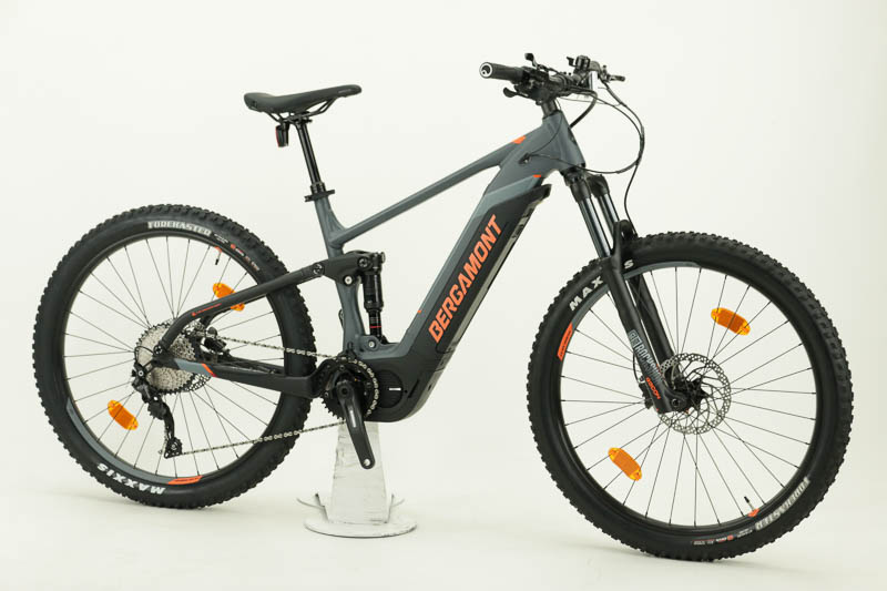 Bergamont E-Contrail Sport 27 E-Fully 27,5" Steps 10-Gang Kette 14 Ah Herrenfahrrad 10 Gang Kettenschaltung grau matt BMZ