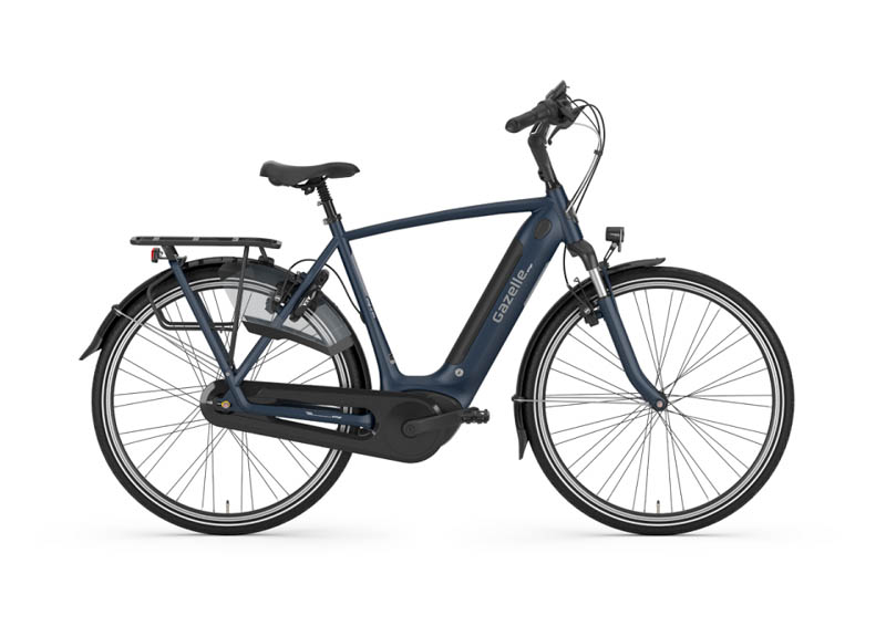 Gazelle Arroyo C7+ HMB Elite Urban-Trekking E-Bike 7-Gang Nexus RBN 500Wh Gold Herrenfahrrad 7 Gang Nabenschaltung mit Rücktritt blau matt Bosch