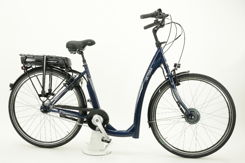 Victoria e-Urban 3.4 E-Bike 11 Ah Damenfahrrad 7 Gang Nabenschaltung blau Tranz X