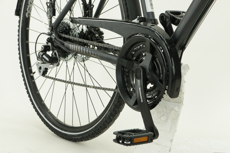 Kreidler Raise RT5 24-Gang Aluminium Trekkingrad Scheibenbremse Damenfahrrad 24 Gang Kettenschaltung schwarz matt