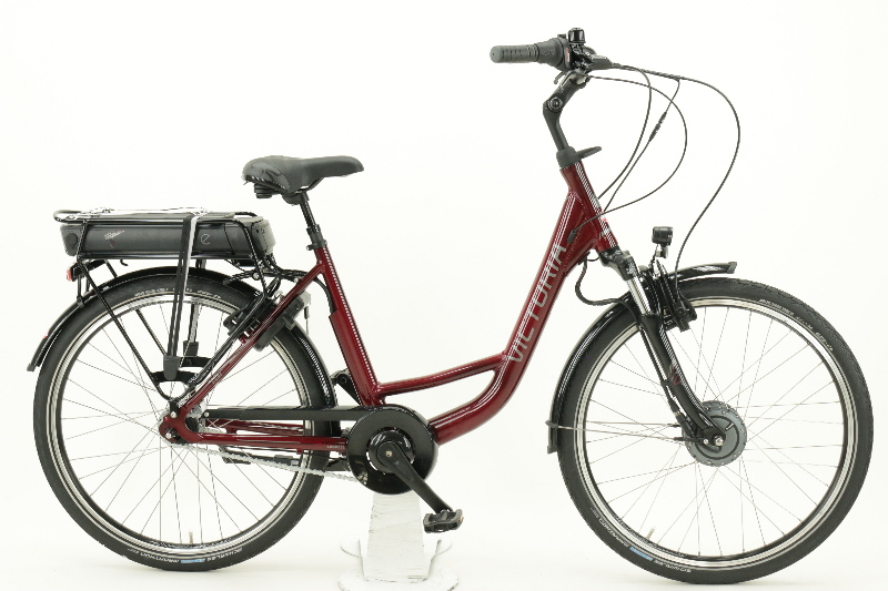 Victoria e-Classic 3.1 E-Bike 396Wh 11 Ah Damenfahrrad 7 Gang Nabenschaltung berry Tranz X