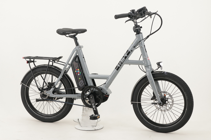 I:SY DriveE R.E14 Manufaktur Urban Compact E-Bike 20" 14-Gang Roloff  E14 , 500Wh, CX 13,5 Ah Unisexfahrrad 14 Gang Nabenschaltung Freilauf grau